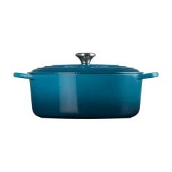 LE CREUSET Cocotte en fonte Ovale 31 cm Deep Teal Signature* Cocotte En Fonte