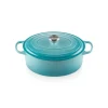 LE CREUSET Cocotte en fonte Ovale 31 cm Caraïbes Signature* Cocotte En Fonte