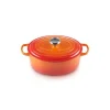 LE CREUSET Cocotte en fonte Ovale 33 cm Volcanique Signature* Cocotte En Fonte