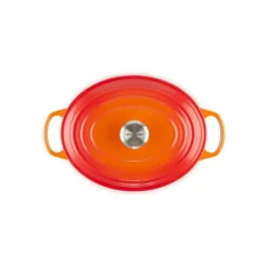 LE CREUSET Cocotte en fonte Ovale 33 cm Volcanique Signature* Cocotte En Fonte