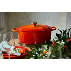 LE CREUSET Cocotte en fonte Ovale 33 cm Volcanique Signature* Cocotte En Fonte