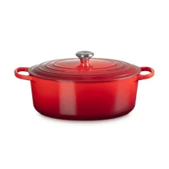 LE CREUSET Cocotte en Fonte Ovale 33 cm Cerise Signature* Cocotte En Fonte