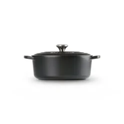 LE CREUSET Cocotte en fonte Ovale 27 cm Noir Mat Signature* Cocotte En Fonte