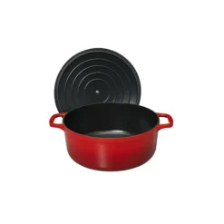CHASSEUR Cocotte en Fonte Ronde 32 cm Rubis* Cocotte En Fonte