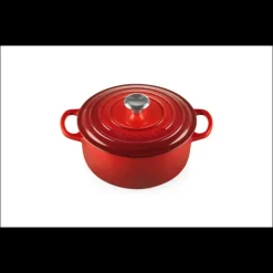 LE CREUSET Cocotte en Fonte Ronde 20 cm Cerise Signature* Cocotte En Fonte