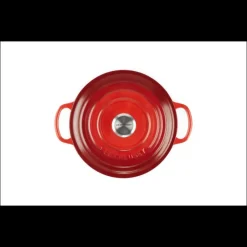 LE CREUSET Cocotte en Fonte Ronde 20 cm Cerise Signature* Cocotte En Fonte