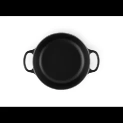 LE CREUSET Cocotte en fonte Ronde 20 cm Noir mat Signature* Cocotte En Fonte