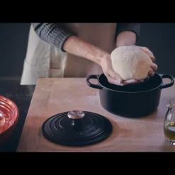 LE CREUSET Cocotte en fonte Ronde 20 cm Noir mat Signature* Cocotte En Fonte