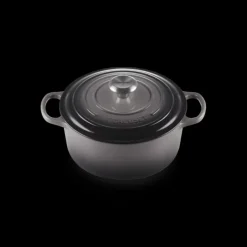 LE CREUSET Cocotte en fonte Ronde 24 cm Flint Signature* Cocotte En Fonte