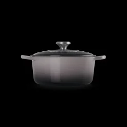 LE CREUSET Cocotte en fonte Ronde 24 cm Flint Signature* Cocotte En Fonte