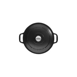 CHASSEUR Cocotte en Fonte Ronde 20 cm Noir Mat* Cocotte En Fonte