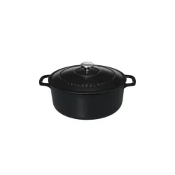 CHASSEUR Cocotte en Fonte Ronde 20 cm Noir Mat* Cocotte En Fonte