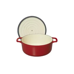 CHASSEUR Cocotte en Fonte Ronde 18 cm Rouge* Cocotte En Fonte