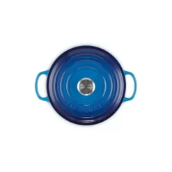 LE CREUSET Cocotte en Fonte Ronde 20 cm Azur Signature* Cocotte En Fonte