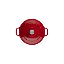 CHASSEUR Cocotte en Fonte Ronde 20 cm Rouge* Cocotte En Fonte