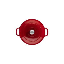 CHASSEUR Cocotte en Fonte Ronde 24 cm Rubis* Cocotte En Fonte