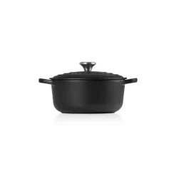 LE CREUSET Cocotte en Fonte Ronde 18 cm Noir mat Signature* Cocotte En Fonte