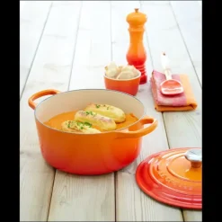 LE CREUSET Cocotte en Fonte Ronde 20 cm Volcanique Signature* Cocotte En Fonte