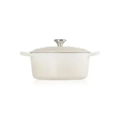 LE CREUSET Cocotte en fonte Ronde 20 cm Meringue Signature* Cocotte En Fonte