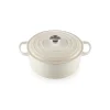 LE CREUSET Cocotte en fonte Ronde 26 cm Meringue Signature* Cocotte En Fonte