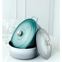 CHASSEUR Cocotte en Fonte Ronde 28 cm Quartz* Cocotte En Fonte