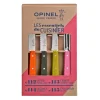 OPINEL Coffret 3 Couteaux de Cuisine et un Eplucheur Fifties Les Essentiels* Couteau D'office|Eplucheurs, Dénoyauteur