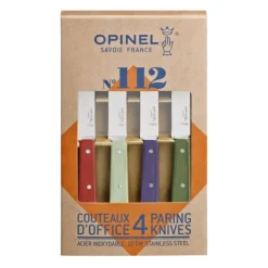 OPINEL Coffret 4 Couteaux d'Office N°112 Paysage Les Essentiels* Couteau D'office|Eplucheurs, Dénoyauteur