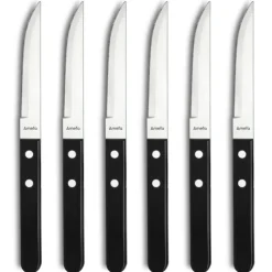 AMEFA Coffret 6 Couteaux Steak Pizza 21,6 cm* Couverts