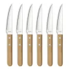 AMEFA Coffret 6 Couteaux Steak Pizza Bois 21,5 cm* Couverts
