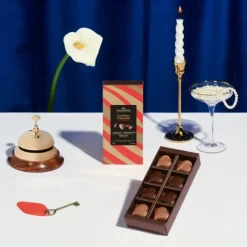 VALRHONA Coffret 8 Cœurs Fourrés Chocolat Noir et Lait 75 g* Chocolats À Offrir|Confiserie