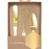 SCRAPCOOKING Coffret 3 Ustensiles Dorés* Servir, Présenter|Fouets De Cuisine