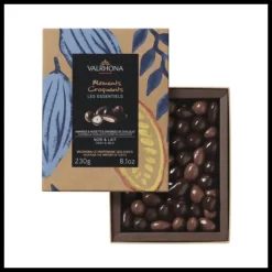 VALRHONA Coffret Amandes et Noisettes Enrobées Chocolat Noir et Lait 230 g* Chocolats À Offrir|Confiserie
