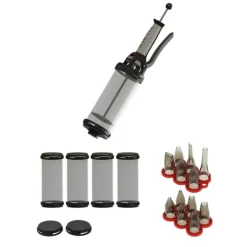 DE BUYER Coffret Le Tube Pro Piston à Pâtisserie + Recharges et Douilles* Ustensiles Pâtisserie
