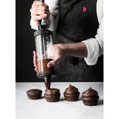 DE BUYER Coffret Le Tube Pro Piston à Pâtisserie + Recharges et Douilles* Ustensiles Pâtisserie