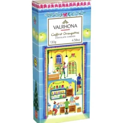 VALRHONA Coffret Orangettes Noël au Chocolat Noir 130 g* Chocolats À Offrir|Confiserie