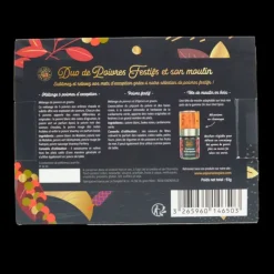 UN JOUR UNE EPICE Coffret Poivres Festifs avec Tête de Moulin* Poivre