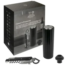 PEUGEOT Coffret Pompe à Vin Electrique ABS + Tire-Bouchon Clavelin* Accessoires Vin