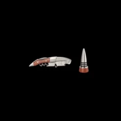 LE CREUSET Coffret Sommelier Double Levier en Bois et Bouchon* Accessoires Vin