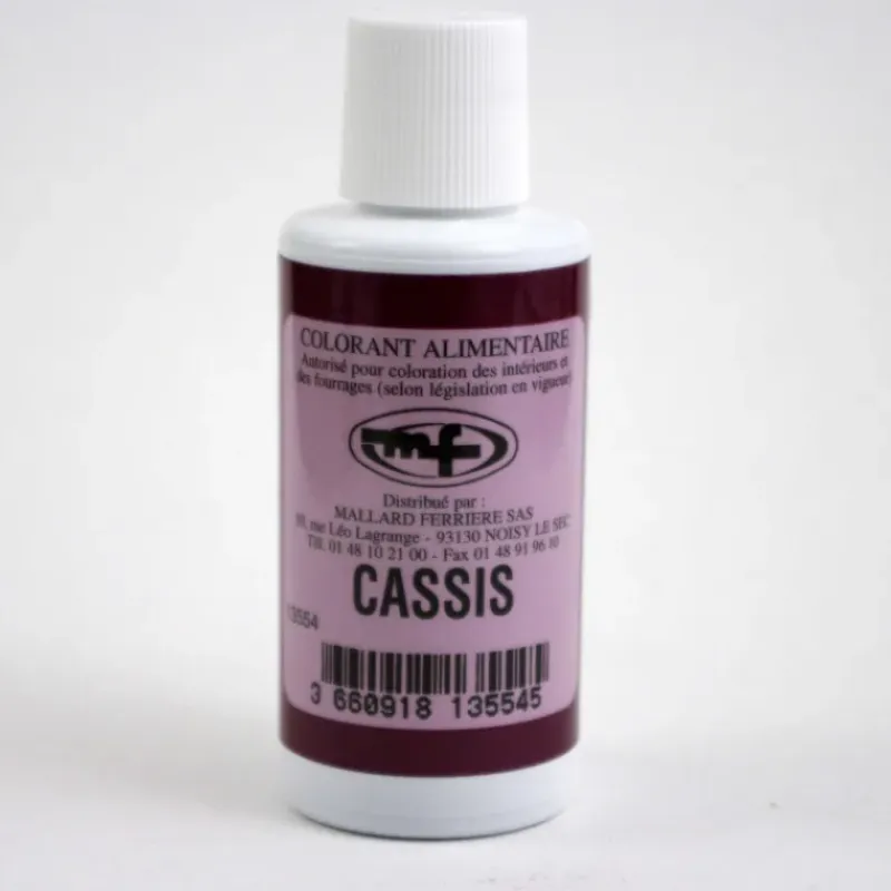 MALLARD FERRIERE Colorant alimentaire Cassis Violet E129/E133 Liquide 100ml* Colorants Alimentaires
