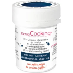 SCRAPCOOKING Colorant Alimentaire en Poudre Bleu Nuit 5g* Colorants Alimentaires
