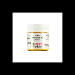 CUISINEADDICT Colorant alimentaire Jaune Curcuma E100 15g Poudre Hydrosoluble* Colorants Alimentaires