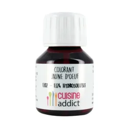 CUISINEADDICT Colorant Alimentaire Jaune d'Oeuf E102/E124 Liquide 58 ml* Colorants Alimentaires