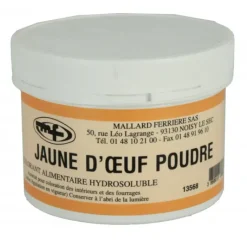 MALLARD FERRIERE Colorant alimentaire Jaune d'Oeuf E102/E129 Poudre Hydrosoluble 100g* Colorants Alimentaires