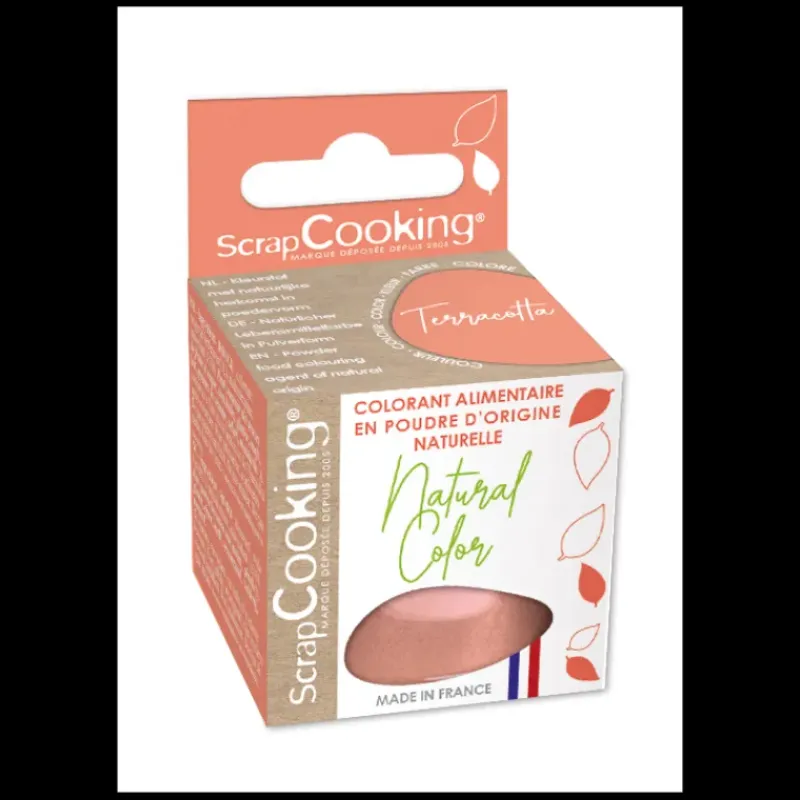 SCRAPCOOKING Colorant Alimentaire Naturel Orange Terracotta 10 g* Colorants Alimentaires
