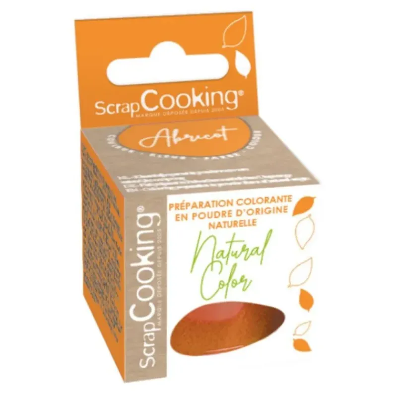 SCRAPCOOKING Colorant Alimentaire Naturel en Poudre Orange 10g* Colorants Alimentaires
