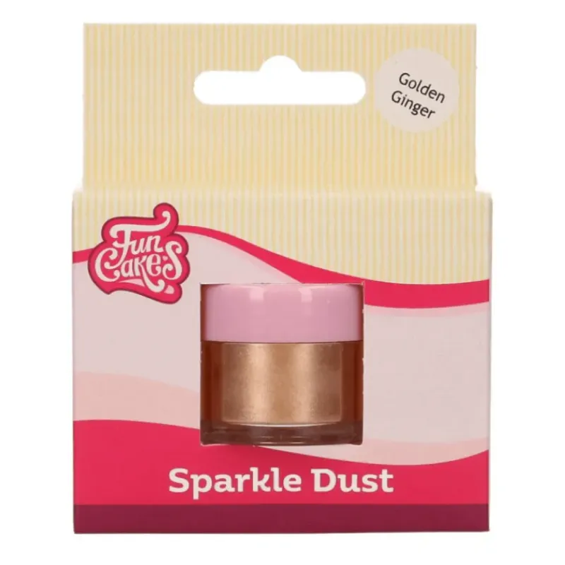 FUNCAKES Colorant Alimentaire Or Brun Métallisé 3,5 g* Colorants Alimentaires