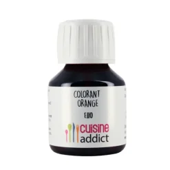 CUISINEADDICT Colorant Alimentaire Orange E110 Liquide 58 ml* Colorants Alimentaires