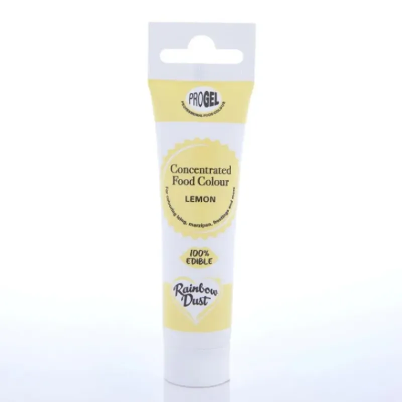 RAINBOW DUST Colorant Alimentaire ProGel Jaune Citron 25g* Colorants Alimentaires