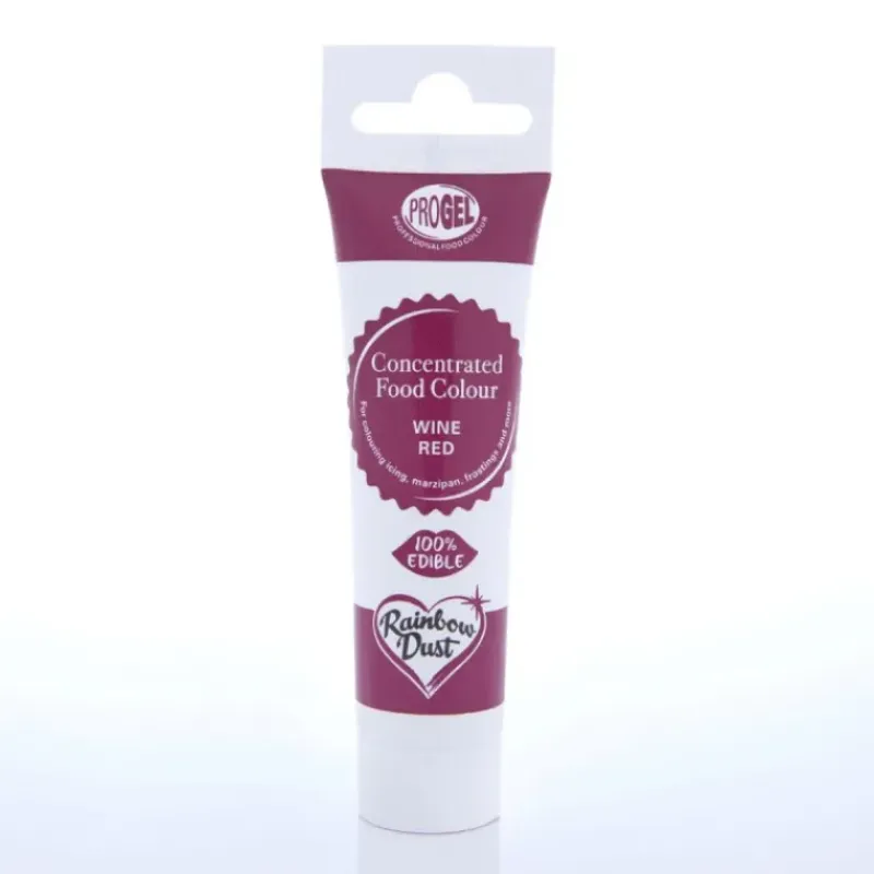 RAINBOW DUST Colorant Alimentaire ProGel Bordeaux 25g* Colorants Alimentaires