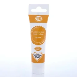 RAINBOW DUST Colorant Alimentaire ProGel Ocre 25g* Colorants Alimentaires